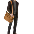 Arbeitstasche Braun Leder Herren