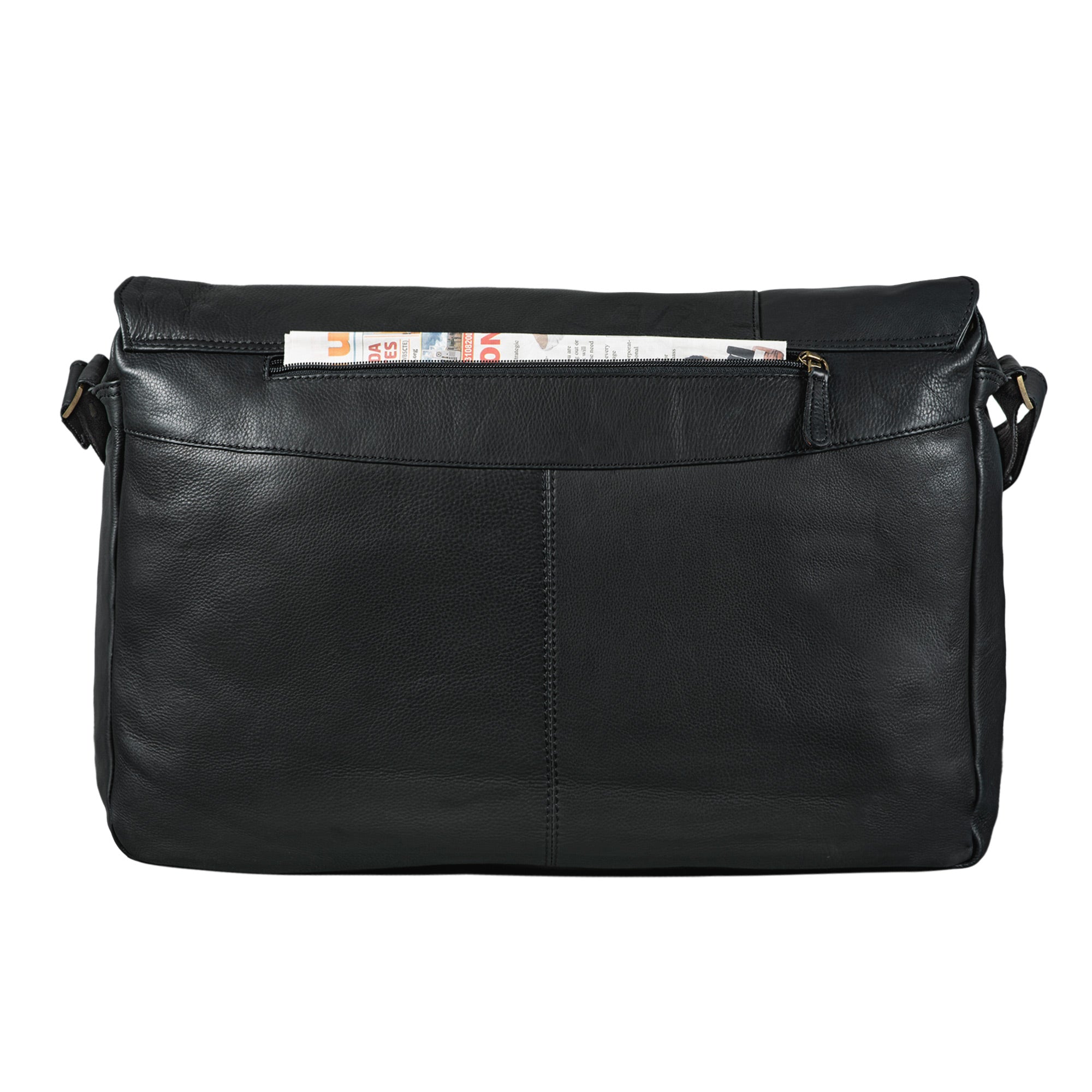 17.3 Zoll Laptop-Tasche Echt-Leder schwarz