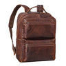 leder herren arbeitsrucksack bürp dunkelbraun
