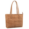 "Antonia" Leather Tote Bag with Zip