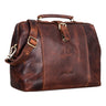 Leder Beuteltasche cognac braun