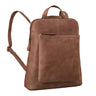 Echt Leder Rucksack Braun für Damen