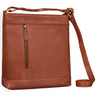 "Moni" Stylish Cross Body Bag Women Medium Leather Handbag for 11 inch Tablet