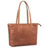 "Antonia" Leather Tote Bag with Zip