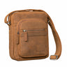 "Joao" Vintage Shoulder Bag Men Small Leather Satchel for Tablet 10 Inches