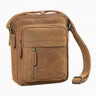 "Ivano" Small Leather Crossbody Bag for Men for 10.9-Inch Devices