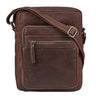 "Ringo" leather shoulder bag men