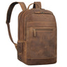 "Jamal" 16 Inch Laptop Backpack Leather Rucksack Large for Men and Women