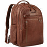 "Eron" Large Leather Backpack for Men for 15,6 - 16 Inch Laptop