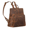 "Dorothea" Small Leather Backpack Ladies Elegant