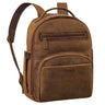 “Paco” Leather Business Backpack for Men Large - Laptop 15,6 Inch