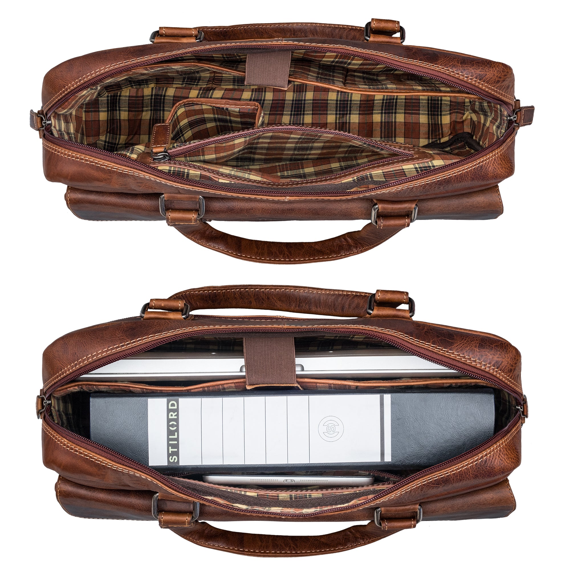 damen businesstasche herren leder braun