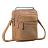 "Lazzaro" Small Leather Crossbody Bag for Men 10.9 Inch Tablet
