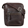 "Rayo" Small Genuine Leather Man Bag with Compartments