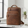 "Kaya" Premium Womens Leather Backpack Elegant 14 Inch Laptop Rucksack for Women