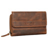 "Lupa" Womens Wallet with Card Slots and Coin Purse Genuine Leather
