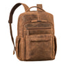 "Hiro" 16 Inch Leather Laptop Backpack for Men & Women - for Work & Travel