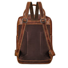 damen rucksack echt leder  braun
