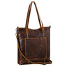 "Trixie" Ladies Large Leather Tote Bag With Zip for 13 Inch Laptop