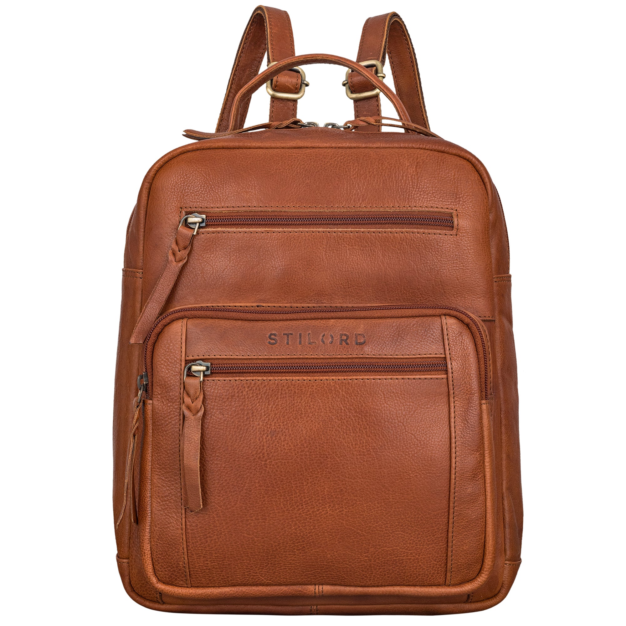 Damenrucksack Leder braun