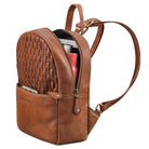 Damen Daypack Rucksack Leder