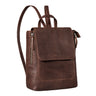 "Gesa" Elegant ladies backpack Genuine Leather
