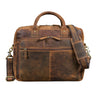 "Jerome" Leather Briefcase for Men with Laptop Compartment 16 Inch