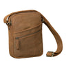 "Naro" Small Leather Crossbody Bag for Men for Tablet up to 10 Inch