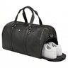 "Ventura" Large Leather Travel Duffle Bag for Men with Shoe Compartment 40L