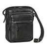 "Ivano" Small Leather Crossbody Bag for Men for 10.9-Inch Devices