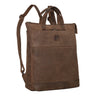 Rucksack Leder klein braun