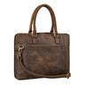 "Latoya" Ladies Briefcase Handbag Leather