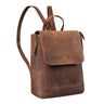 "Gesa" Elegant ladies backpack Genuine Leather