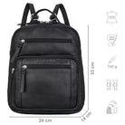 Eleganter Rucksack Schwarz