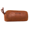 "Dale" Zippered Leather Pencil Case for Work, School, Uni, Office