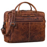 Aktentasche Leder Herren Braun Laptoptasche 16 Zoll Groß