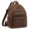 "Bea" Leather Backpack Women Genuine Leather Elegant City Rucksack Medium