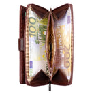 echtleder geldbörse damen lang