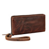 "Poppy" 3-in-1 Real Leather Purse for Women Cell Phone Wallet