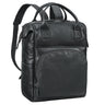 Lederrucksack Damen schwarz