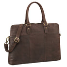 Ledertasche Damen mit Laptopfach 15.6 zoll groß braun
