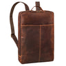 "Livius" Slim Leather Backpack for Men & Women XL Rucksack 15 - 19 Inch