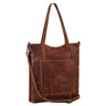 "Trixie" Ladies Large Leather Tote Bag With Zip for 13 Inch Laptop