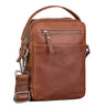 herren handtasche weiches leder klein braun
