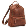 "Berry" Real Leather Backpack Women Small 13 inch Laptop Tablet