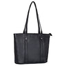 shopper henkeltasche mittelgroß damen schwarz