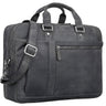 "Nico" Large Shoulder Bag Leather Business Briefcase 15.6 Inch