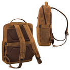 Leder Businessrucksack Herren braun