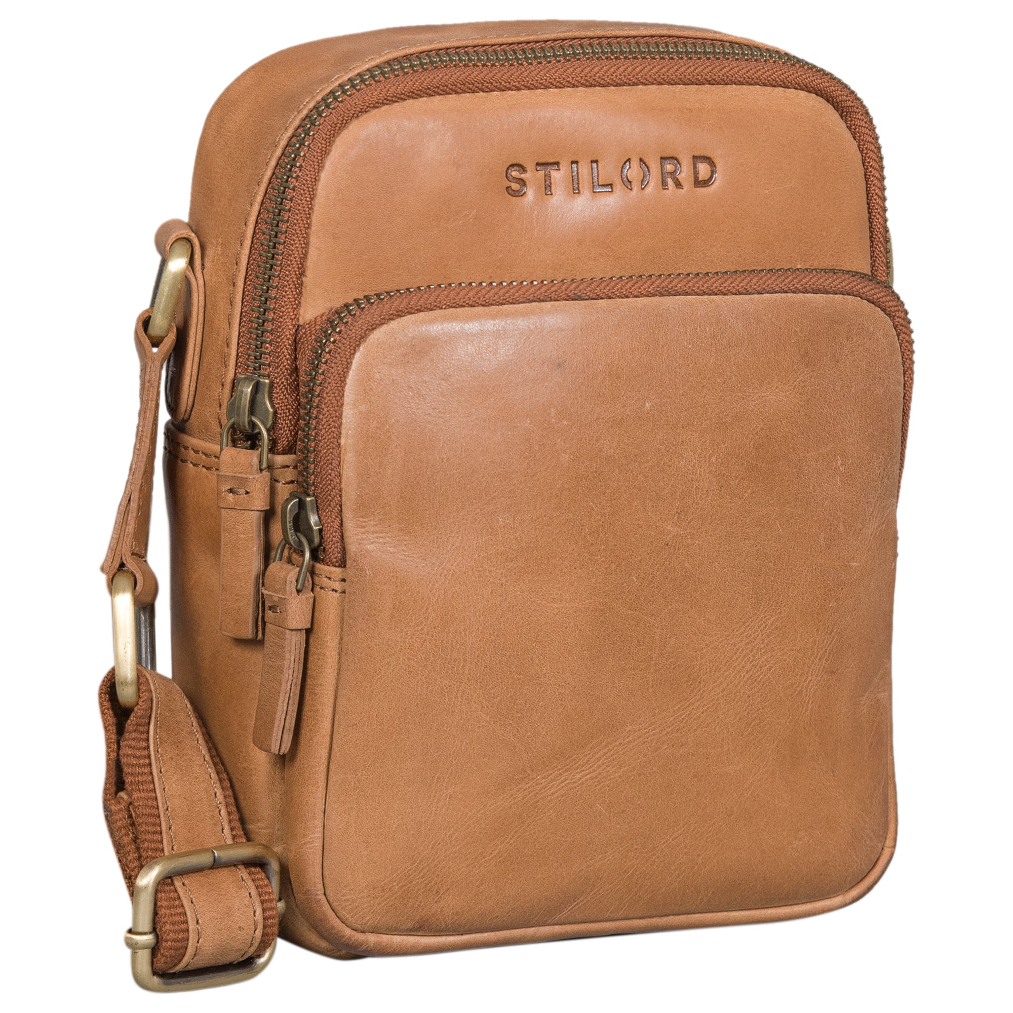 Stilvolle kleine Ledertasche Herren