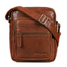 "Rayo" Small Genuine Leather Man Bag with Compartments